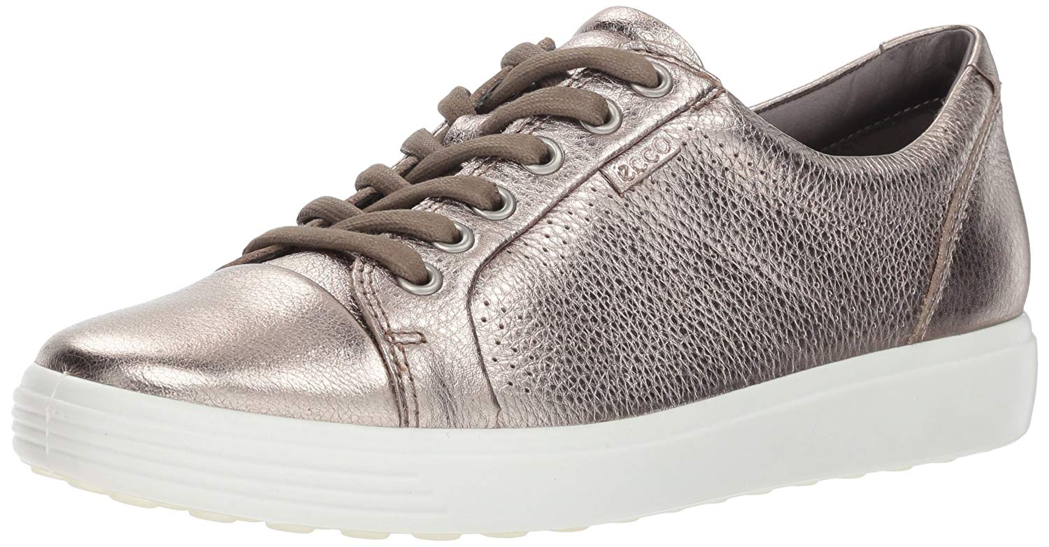 ecco silver sneakers
