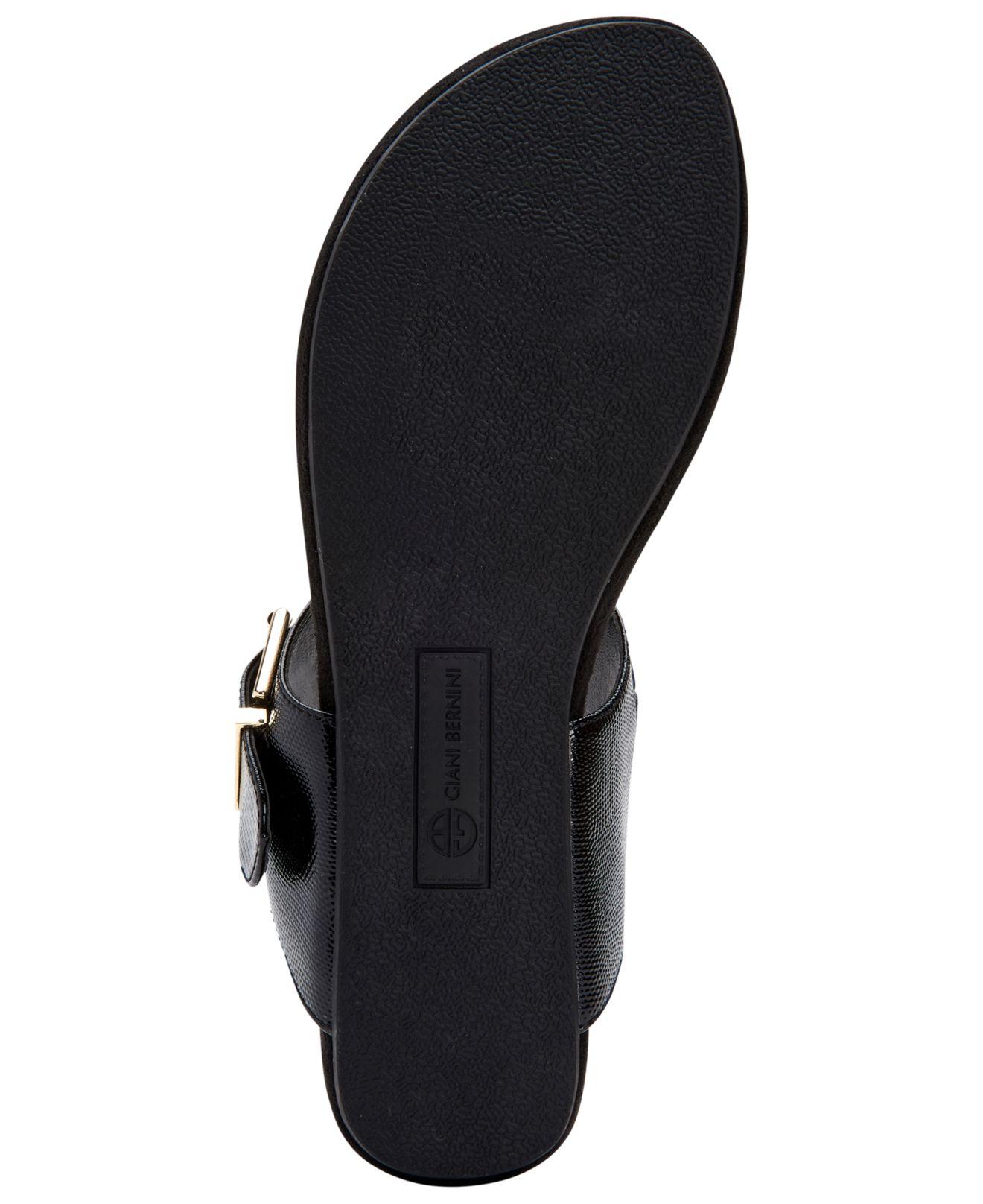 Giani Bernini Womens Rivver Leather Open Toe Formal Slide, Black , Size ...