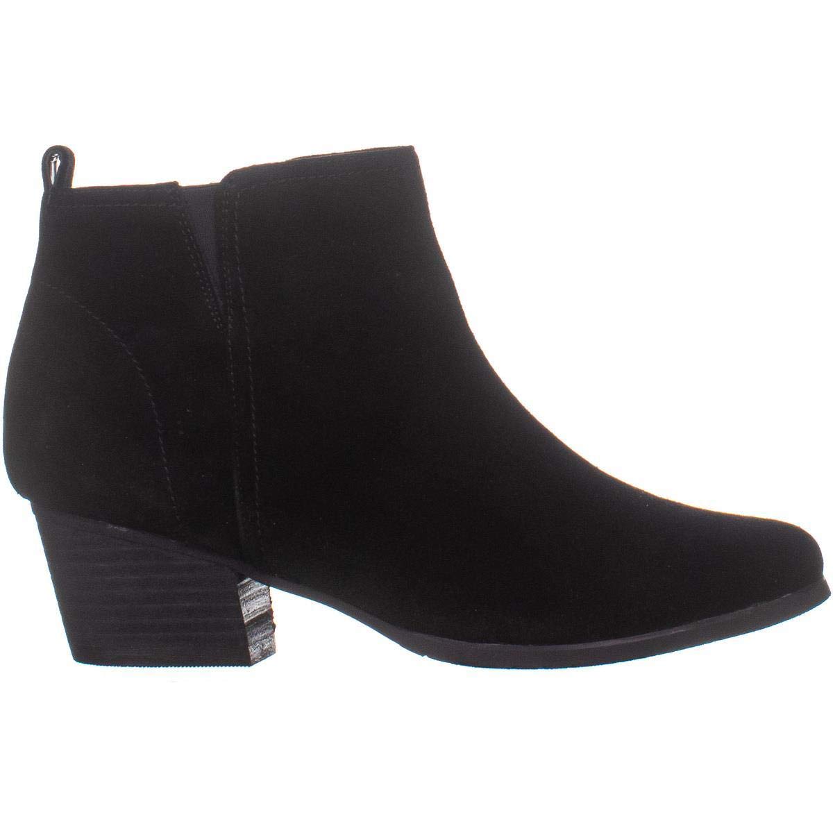 Aqua College Womens Isla Closed Toe Ankle Fashion Boots Black Suede Size 75 L Ebay 