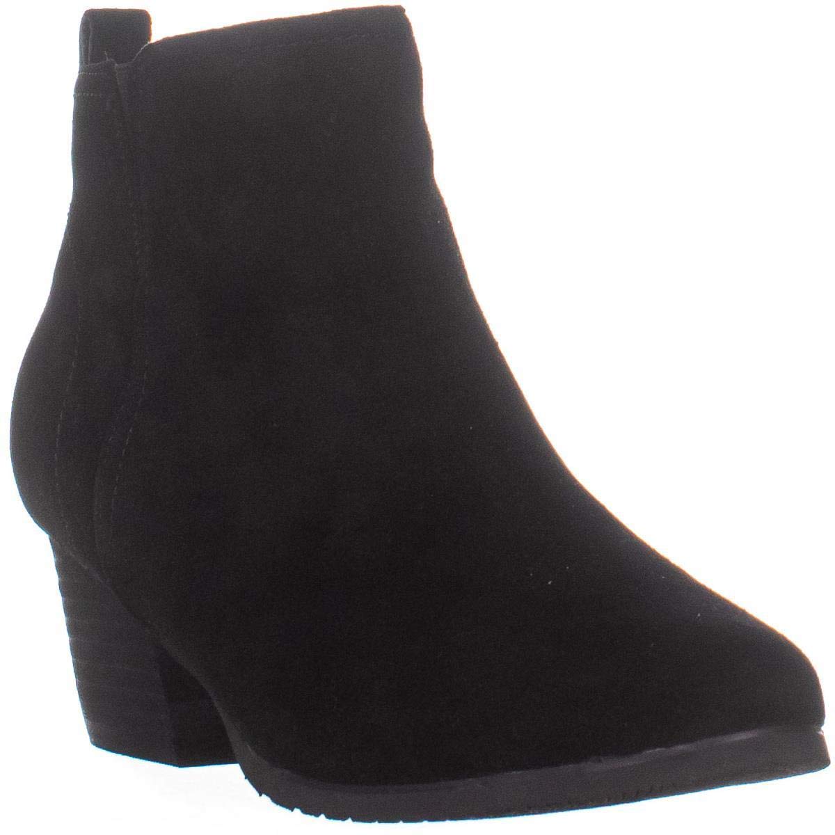 Aqua College Womens Isla Closed Toe Ankle Fashion Boots Black Suede Size 75 L Ebay 0368