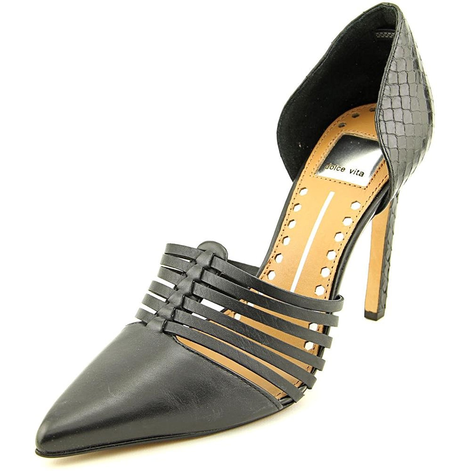 Dolce Vita Kisa Women Leather Heels Black Size 9.0 Dolce Vita Kisa Women Leather Heels Black Size 9.0