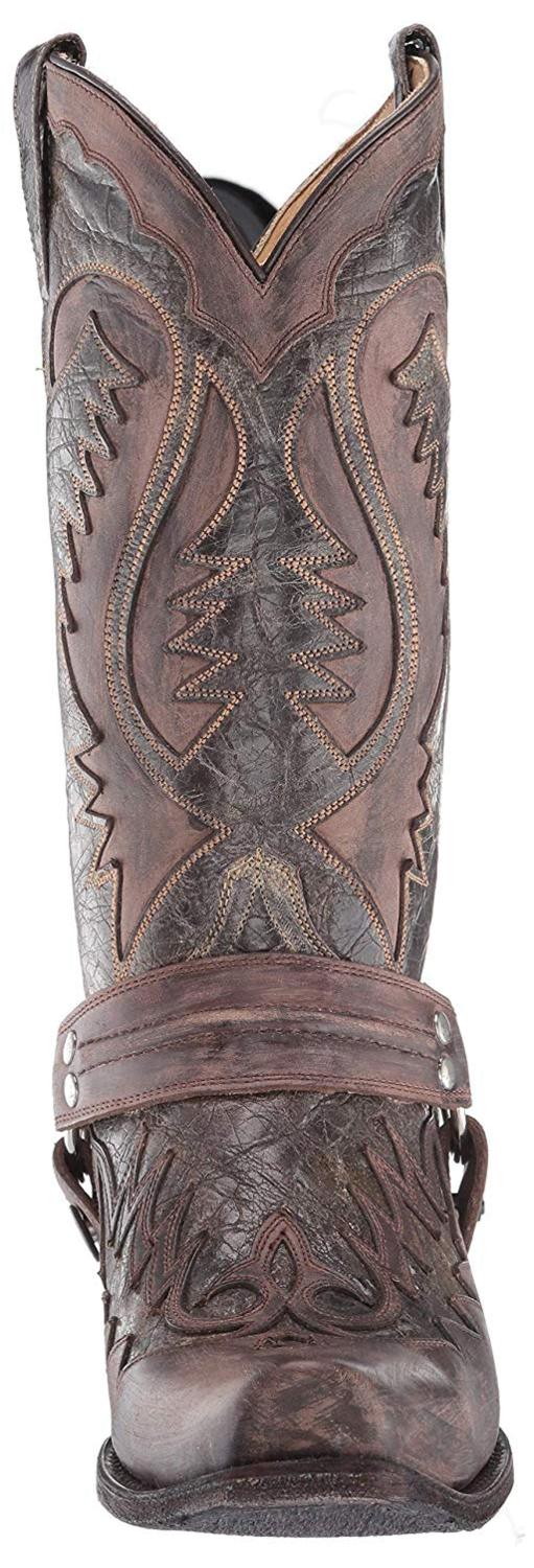 stetson brown harness cowboy boots