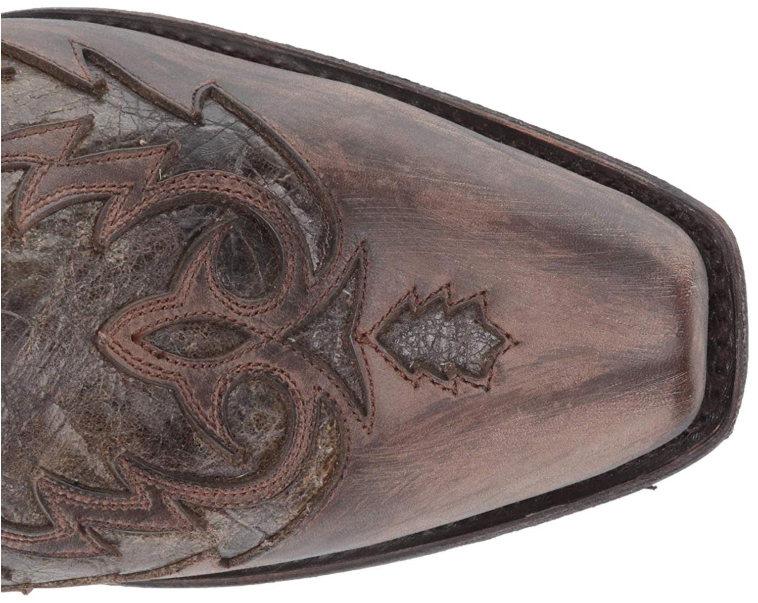 stetson brown harness cowboy boots