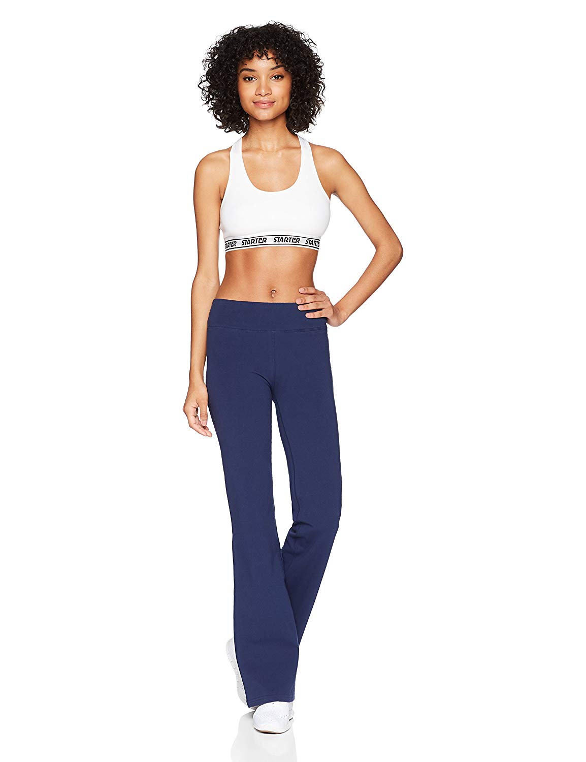 Starter Women's Performance Cotton Yoga Pants, , Team Navy, Size Small