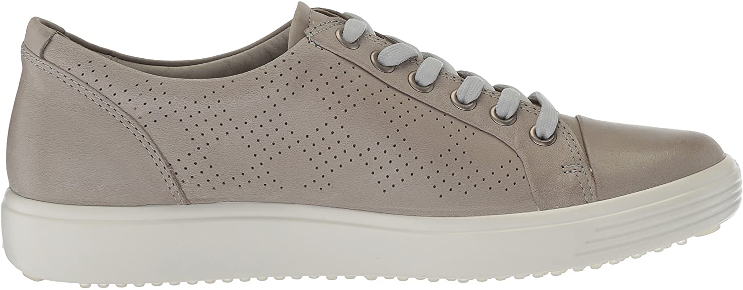 ECCO Women's Soft 7 Perforated Tie, Wild Dove Nubuck Perforated, Size ...