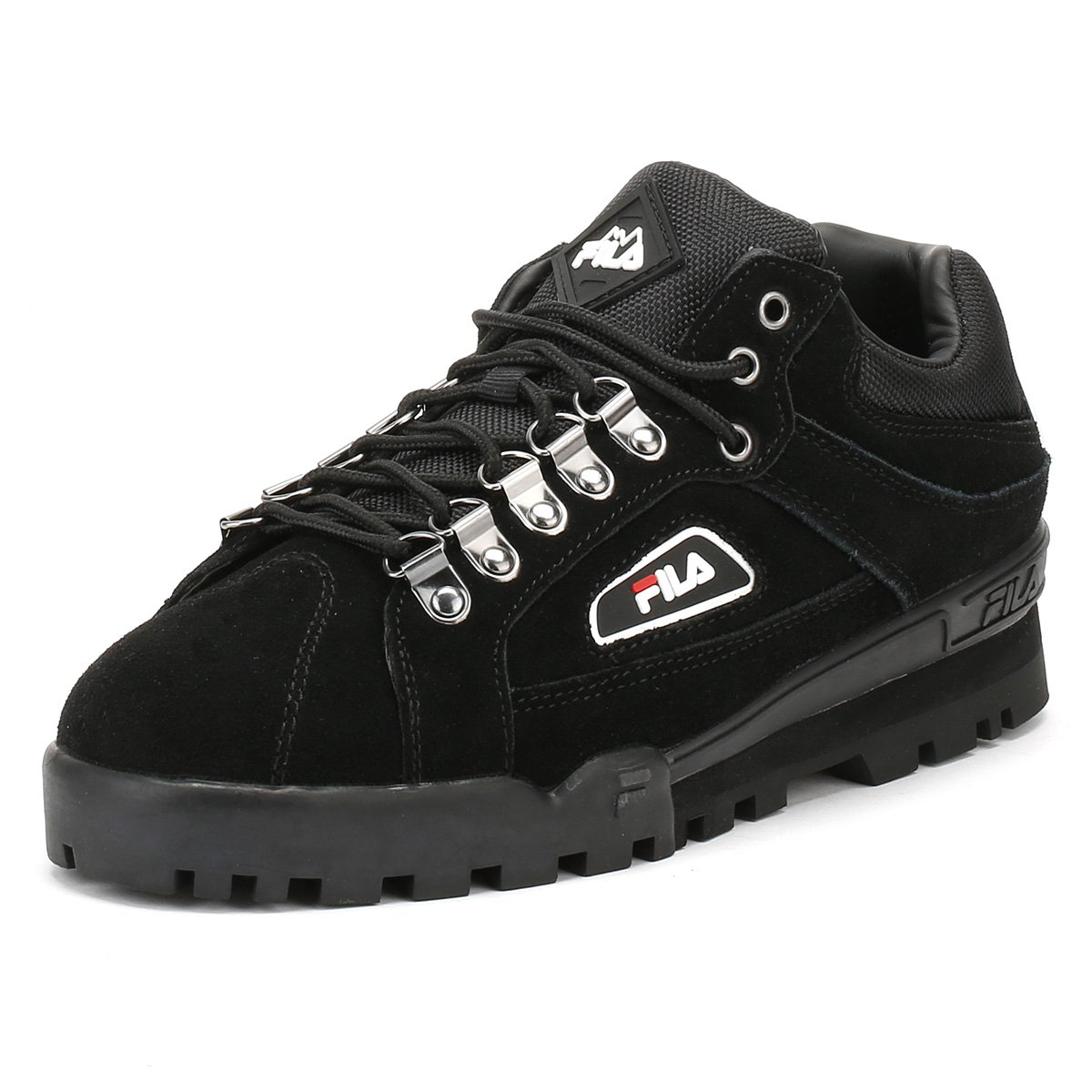 fila black suede sneakers
