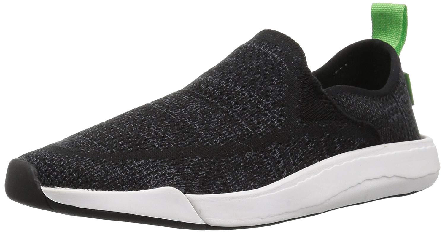 Sanuk Men's Chiba Quest Knit Sneaker, Black, Size 7.0