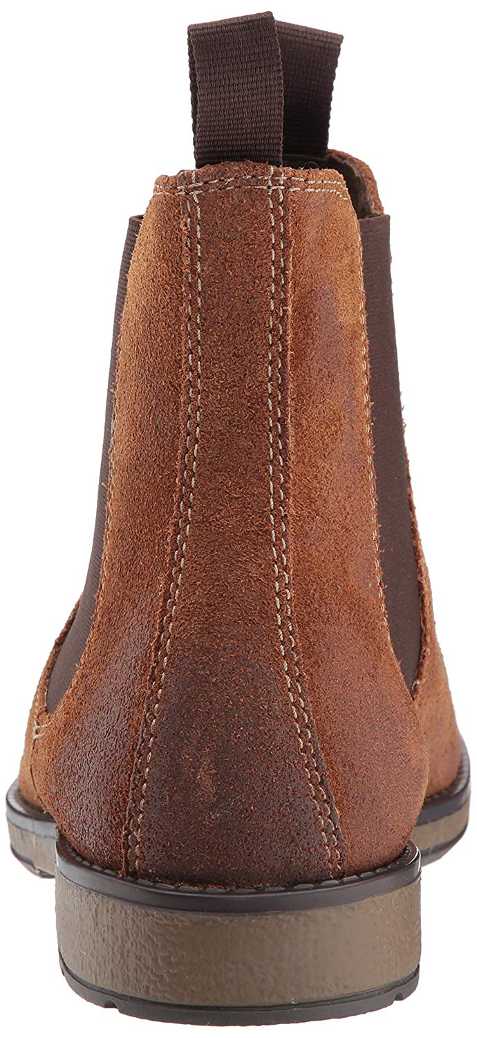 hinman mid dark tan suede
