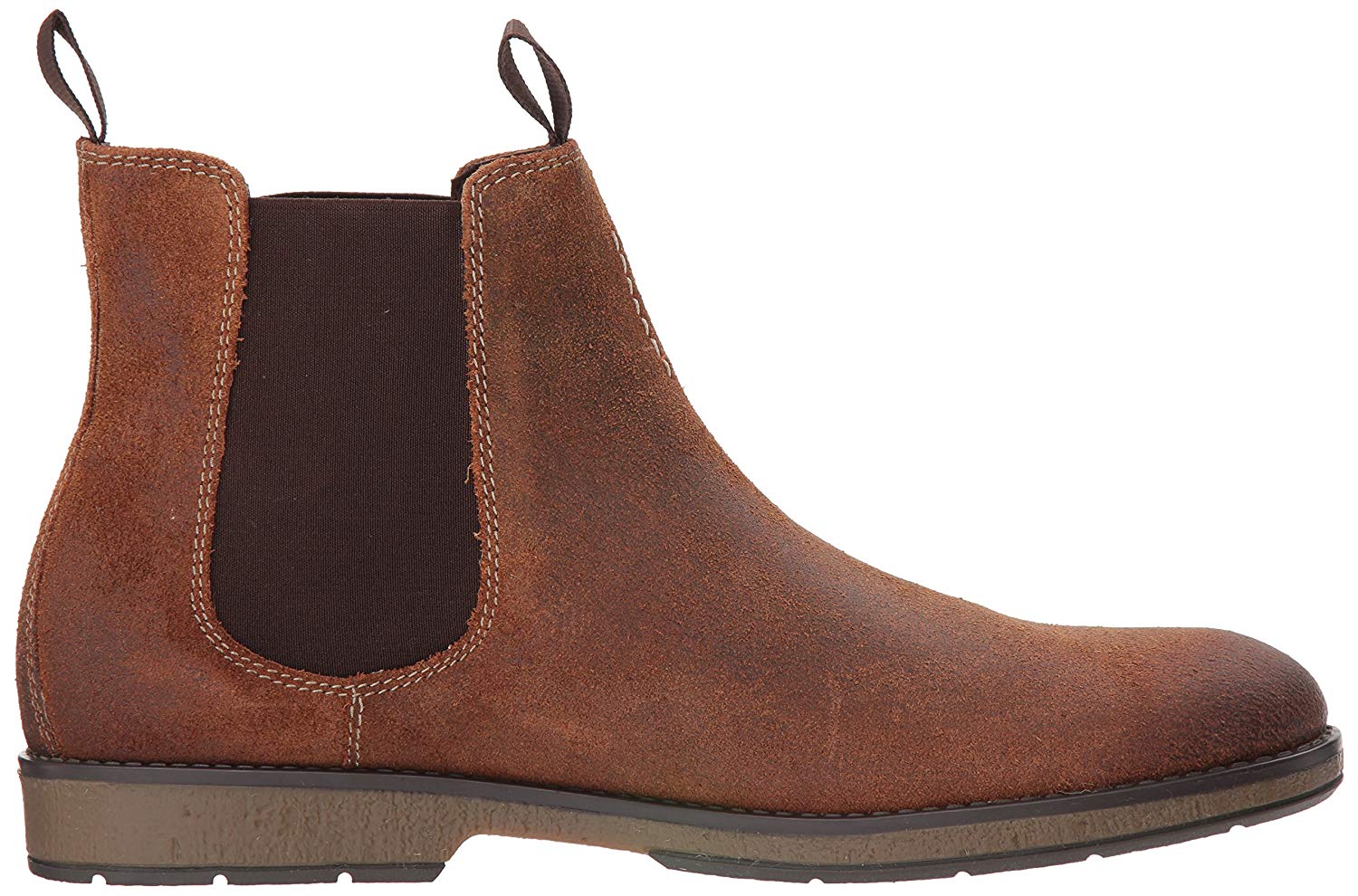hinman mid dark tan suede