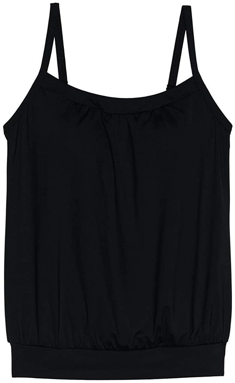 Lands� End Women�s Blouson Tummy Hiding Tankini Top