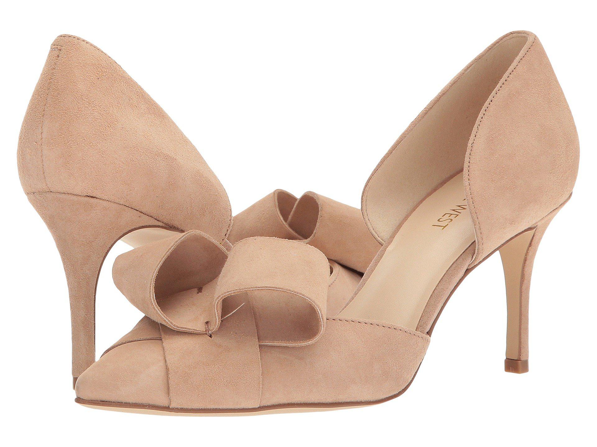 nine west leather pumps