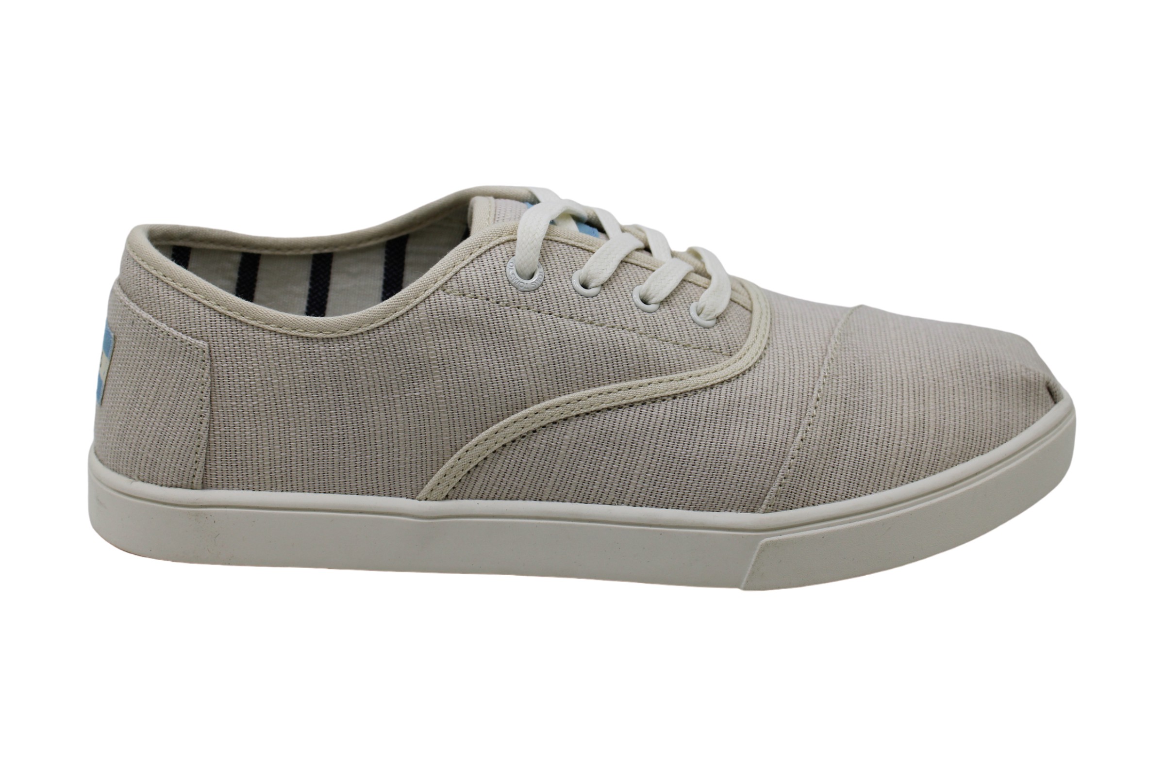 TOMS Women's Heritage Canvas Cordones Shoe, Beige, Size 9.0 US / | eBay