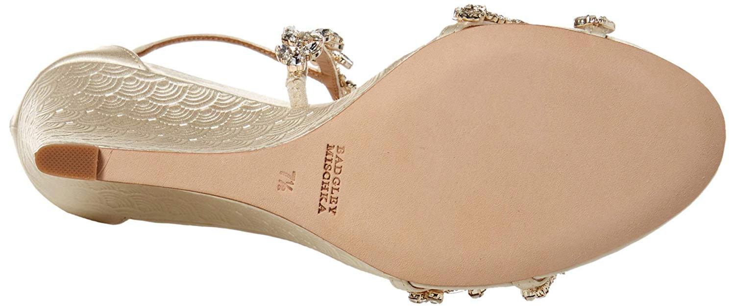 badgley mischka feather wedge