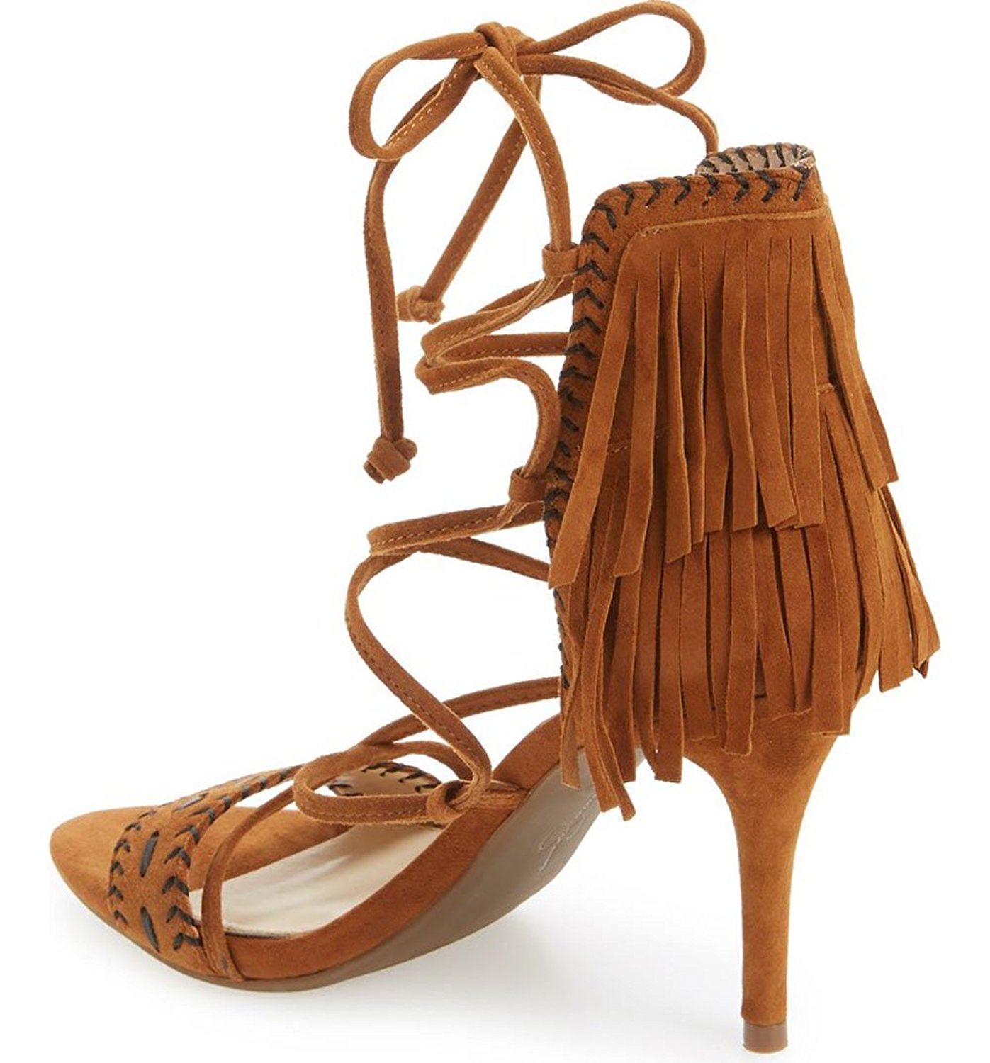 Jessica Simpson Womens Mareya Leather Open Toe Special Spice Brown Size 95 Jessica Simpson Womens Mareya Leather Open Toe Special Spice Brown Size 95