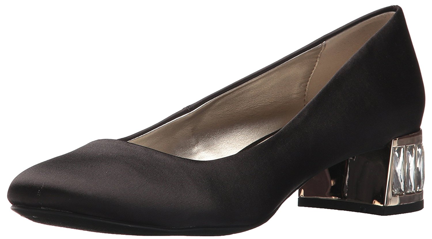 Anne Klein Womens Haedyn Fabric Round Toe Classic Pumps Black Fabric Size 110 Anne Klein Womens Haedyn Fabric Round Toe Classic Pumps Black Fabric Size 110