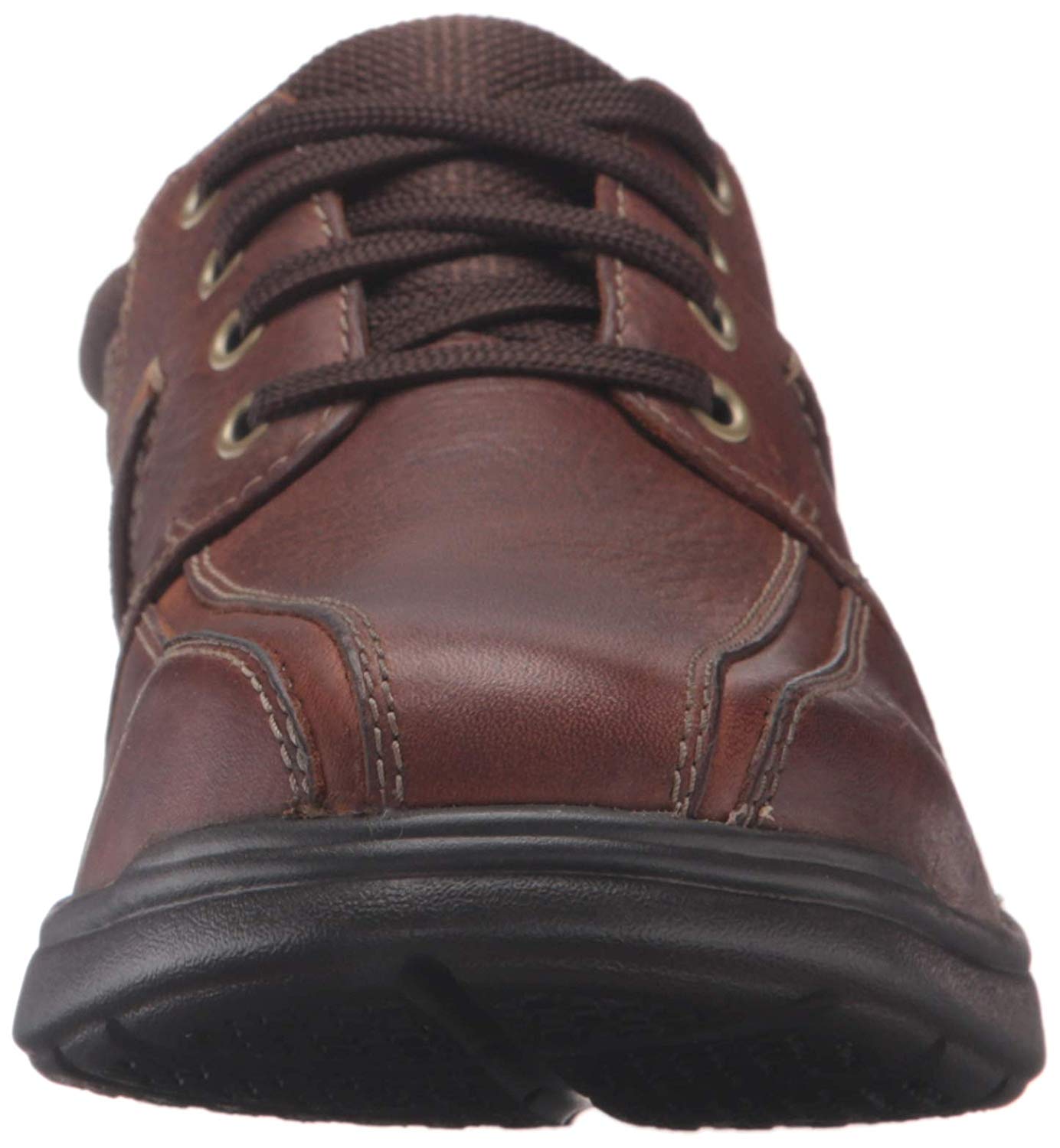 Clarks Men's Shoes Cotrell Walk Leather Lace Up Casual, Tobacco, Size 7 ...