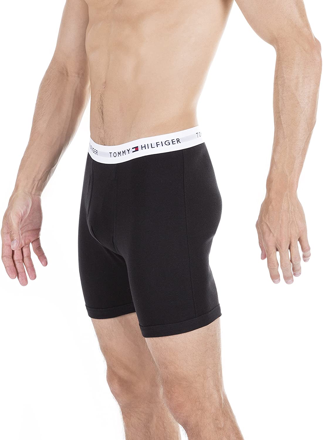 Tommy Hilfiger Men's Cotton Classics 4Pack Boxer Brief,, Black eBay