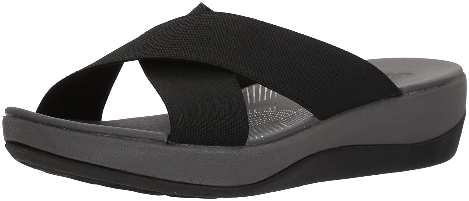 Clarks Womens Arla Elin Open Toe Casual Slide Sandals Black Size 100 Par3 Ebay 7108