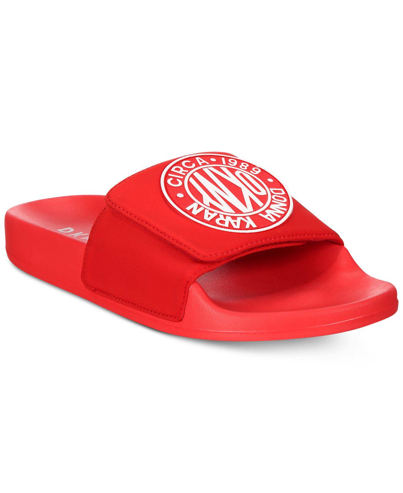 dkny slides red