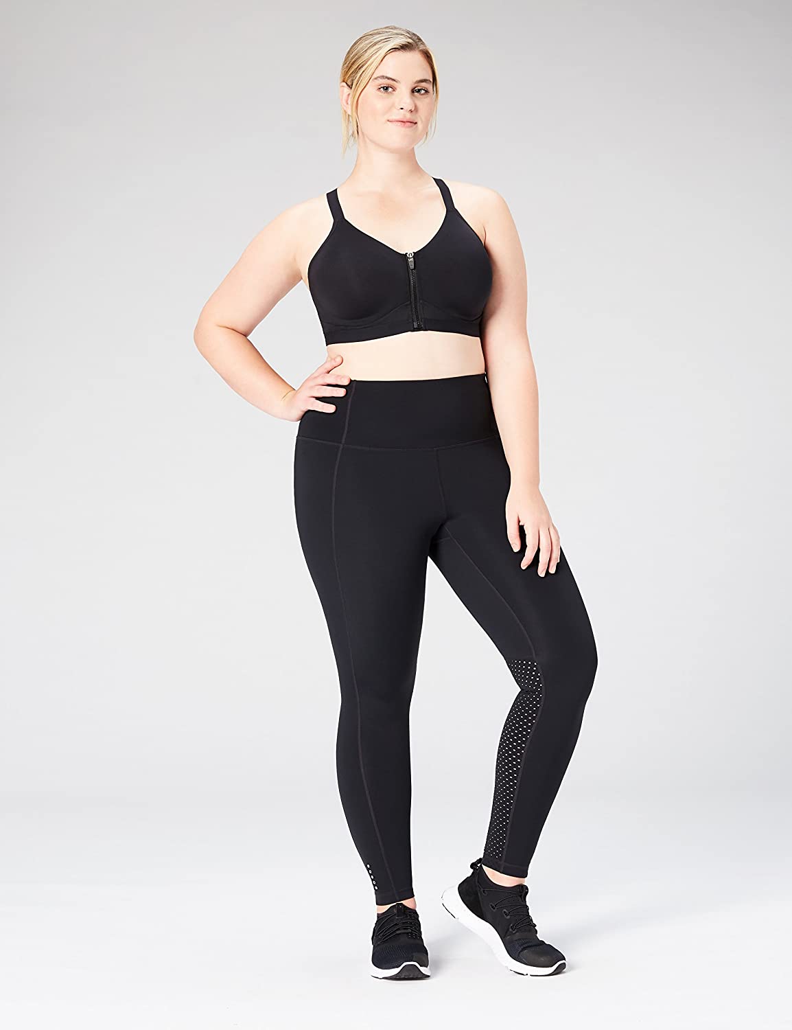 Brand - Core 10 Women's Medium Support Cross Back, Black, Size 32G | eBay