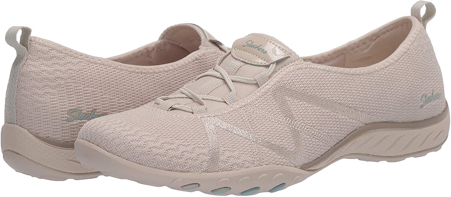 Skechers Women's BreatheEasya Look Sneaker, Natural, Size 7.0 eBay