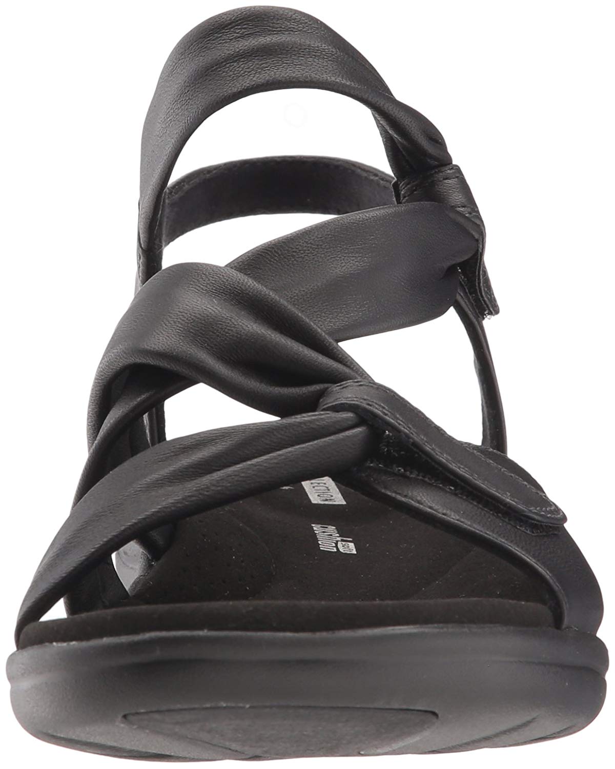 CLARKS Women's Saylie Moon Sandal, Black Leather, Size 10.0 V5p9 | eBay