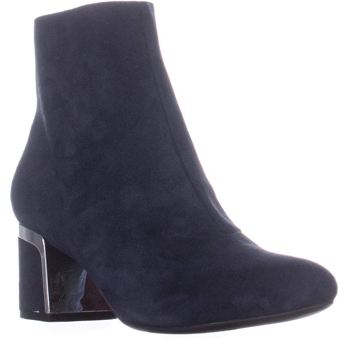 DKNY Womens Corrie Suede Pointed Toe Ankle Fashion Boots, Blue, Size 10 ...