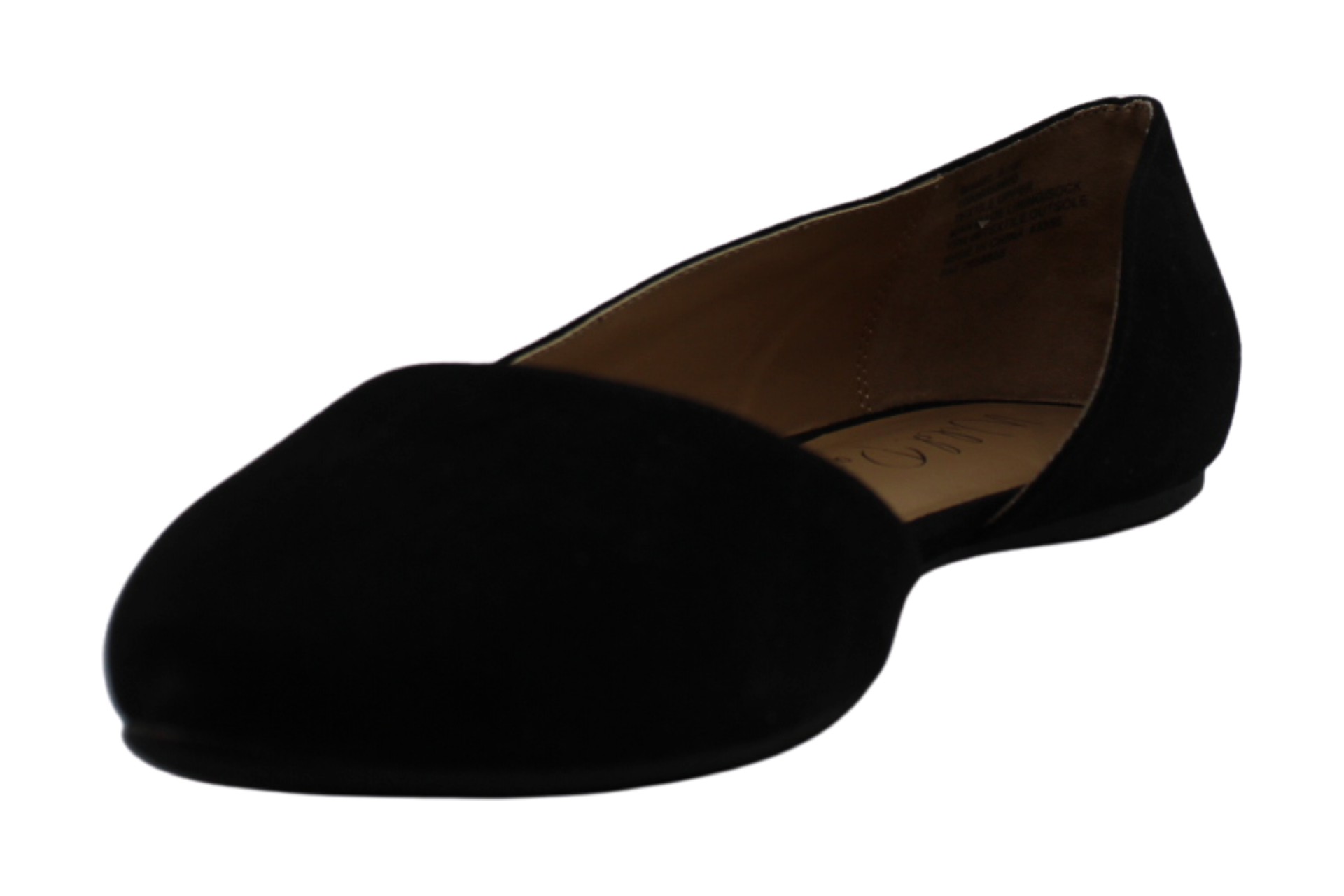 Wild Pair Women's Shoes Mabel Fabric Closed Toe Slide Flats, Black mc
