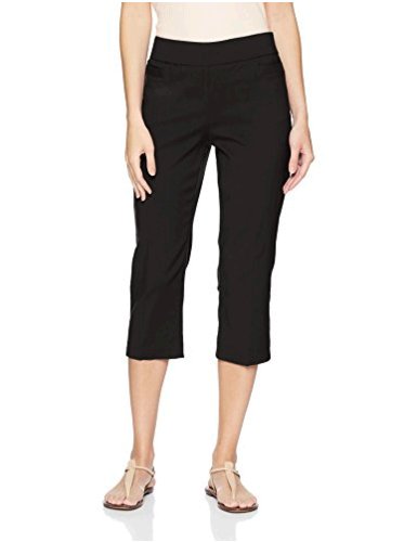 Briggs New York Womens Pull On Capri with L Pocket, Black, 12, Black, Size 12.0 | eBay