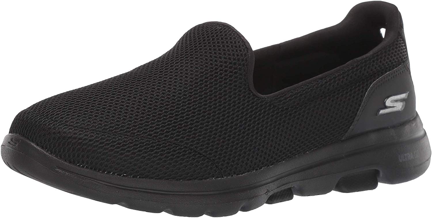 Skechers Women's Go Walk 5-15901 Sneaker, Black, Size 9.5 7Jdv | eBay