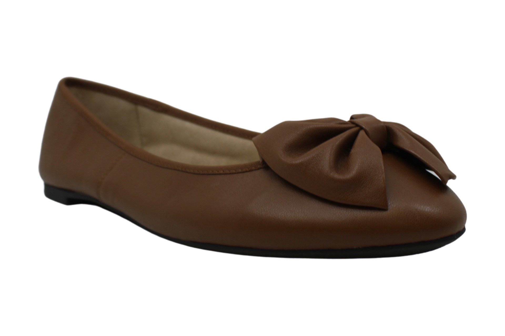 bronze ballerina flats
