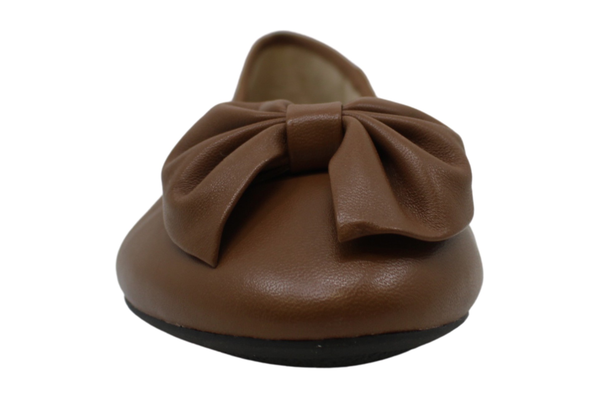 bronze ballerina flats