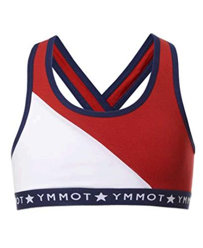 tommy hilfiger red sports bra