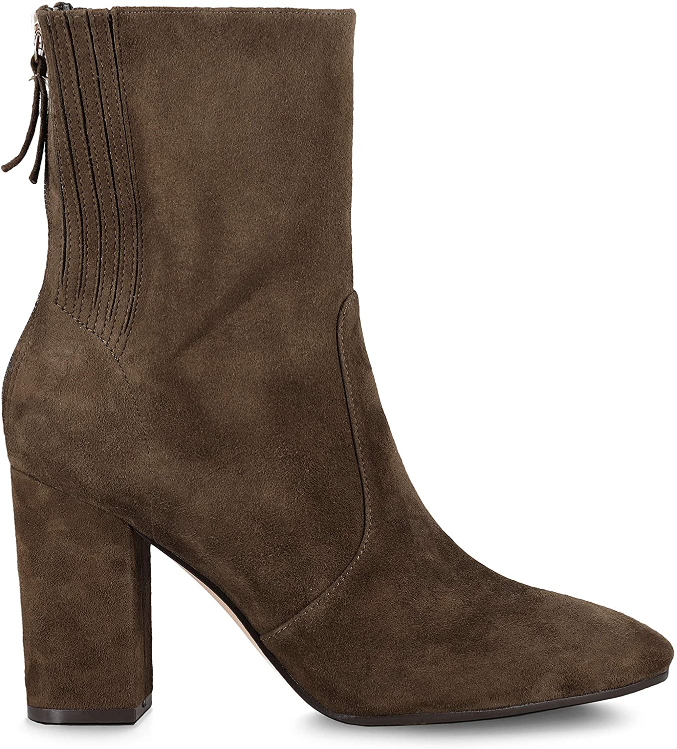 NINE WEST Windsor Women's Suede Ankle Boots Olive Green, Olive Green