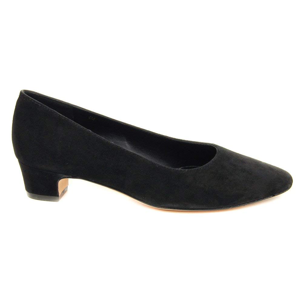 Vaneli Womens Astyr Leather Closed Toe Classic Pumps, Black Suede, Size ...