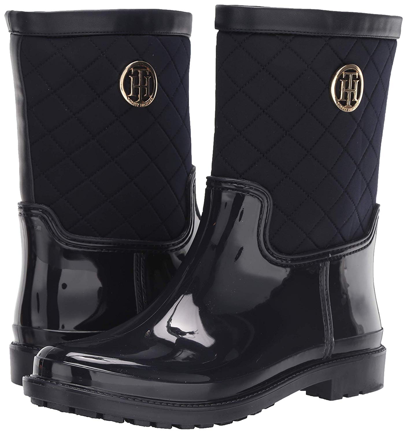 Tommy Hilfiger Women's Splash Rain Boot, Navy, Size 9.0 9I9L | eBay