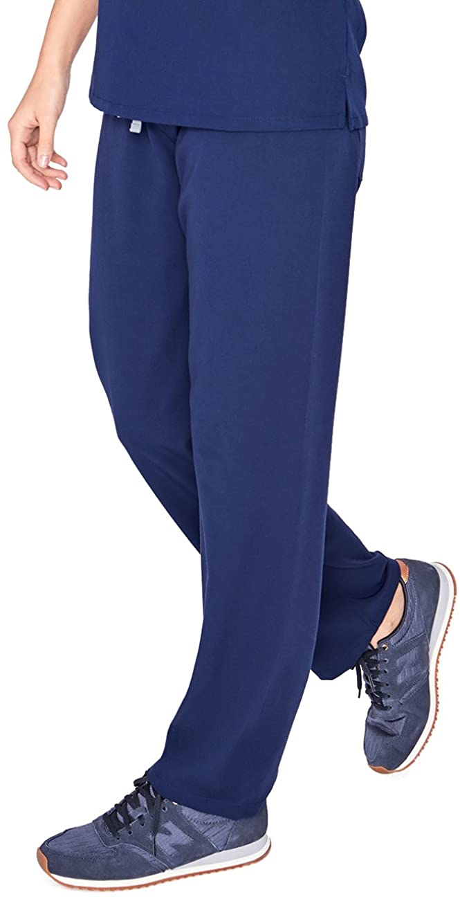 FIGS Livingston Basic Scrub Pants For Women – Tailored, Navy, Size X ...