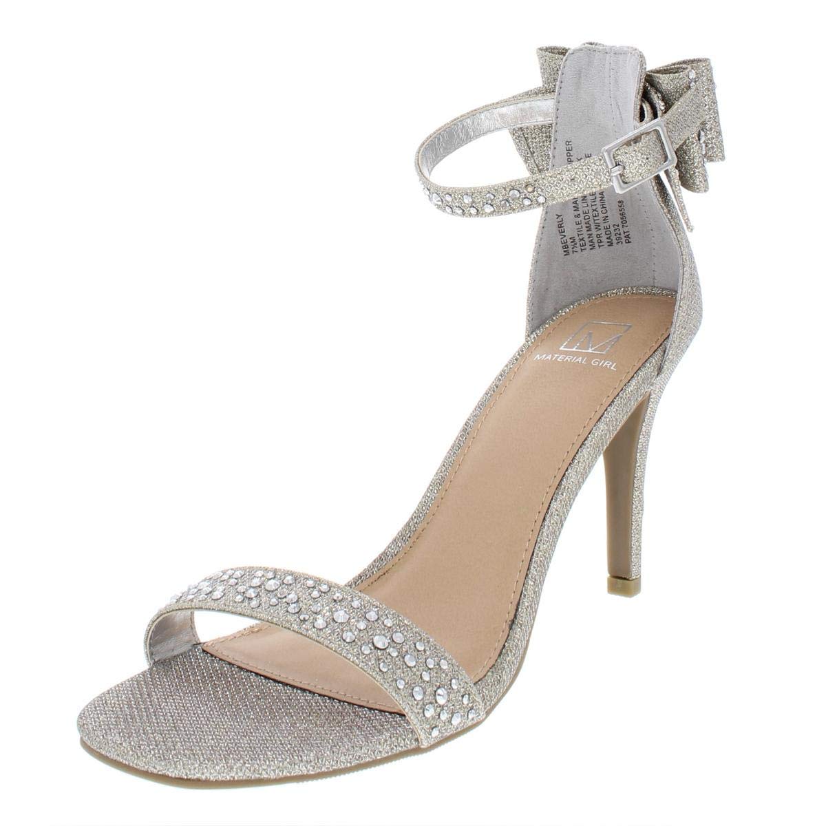 ladies silver dress sandals