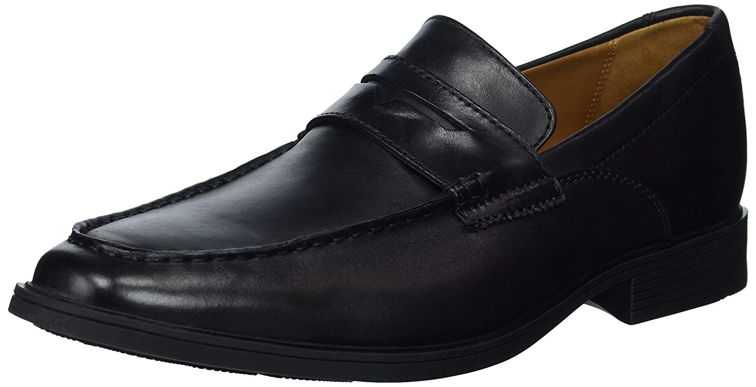 clarks mens penny loafers
