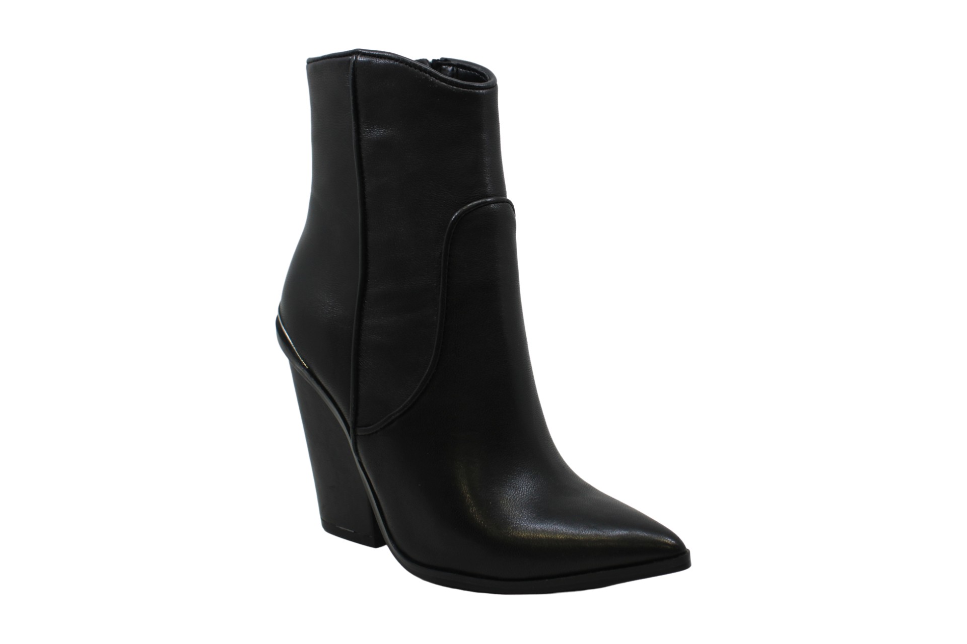 steve madden flat black booties