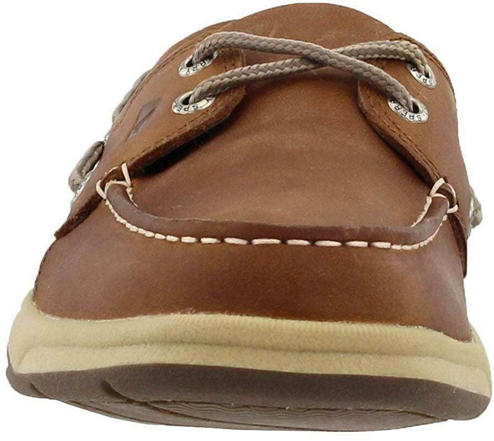 sperry intrepid dark tan mens