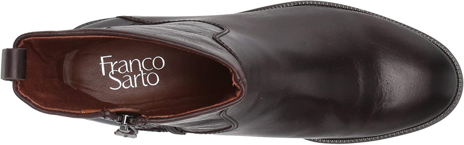 franco sarto brindle leather booties