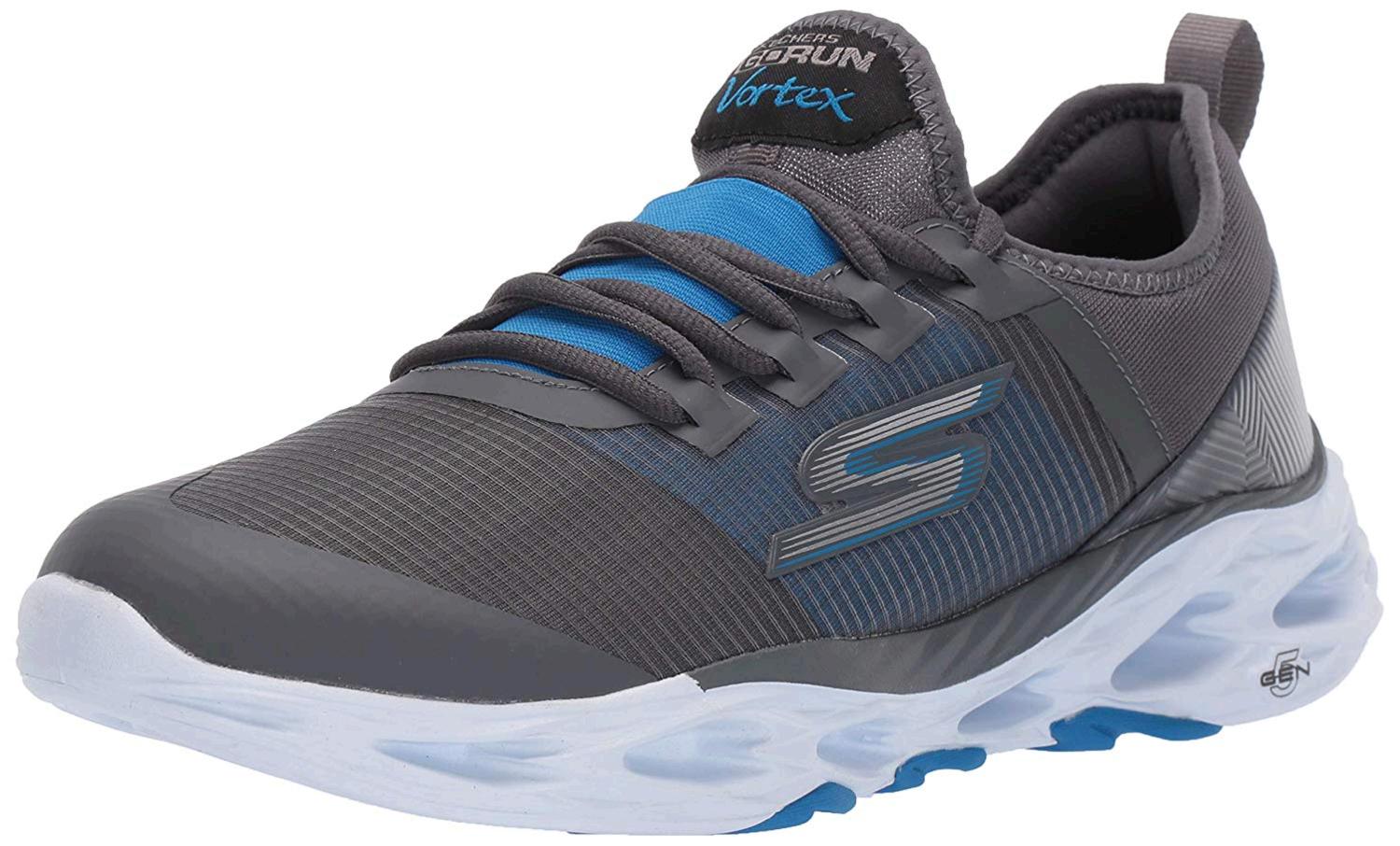 Skechers Men�s Go Run Vortex54841 Sneaker, Charcoal/Blue
