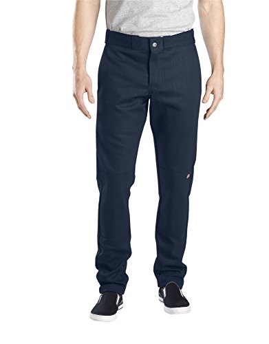 dickies skinny straight fit double knee work pant