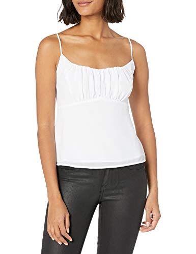 ASTR the label Women's Shirred Cami Tank Top, White, Size Small lqUG | eBay
