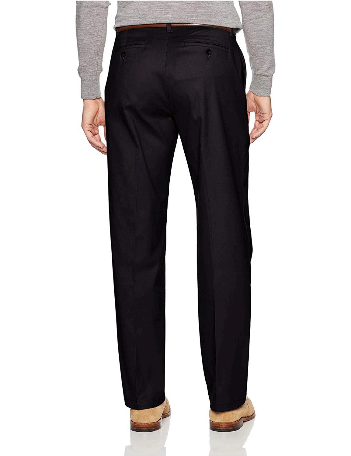 lee men's total freedom relaxed classic fit flat front pant