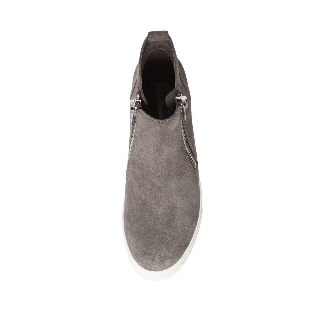 wedgie grey suede