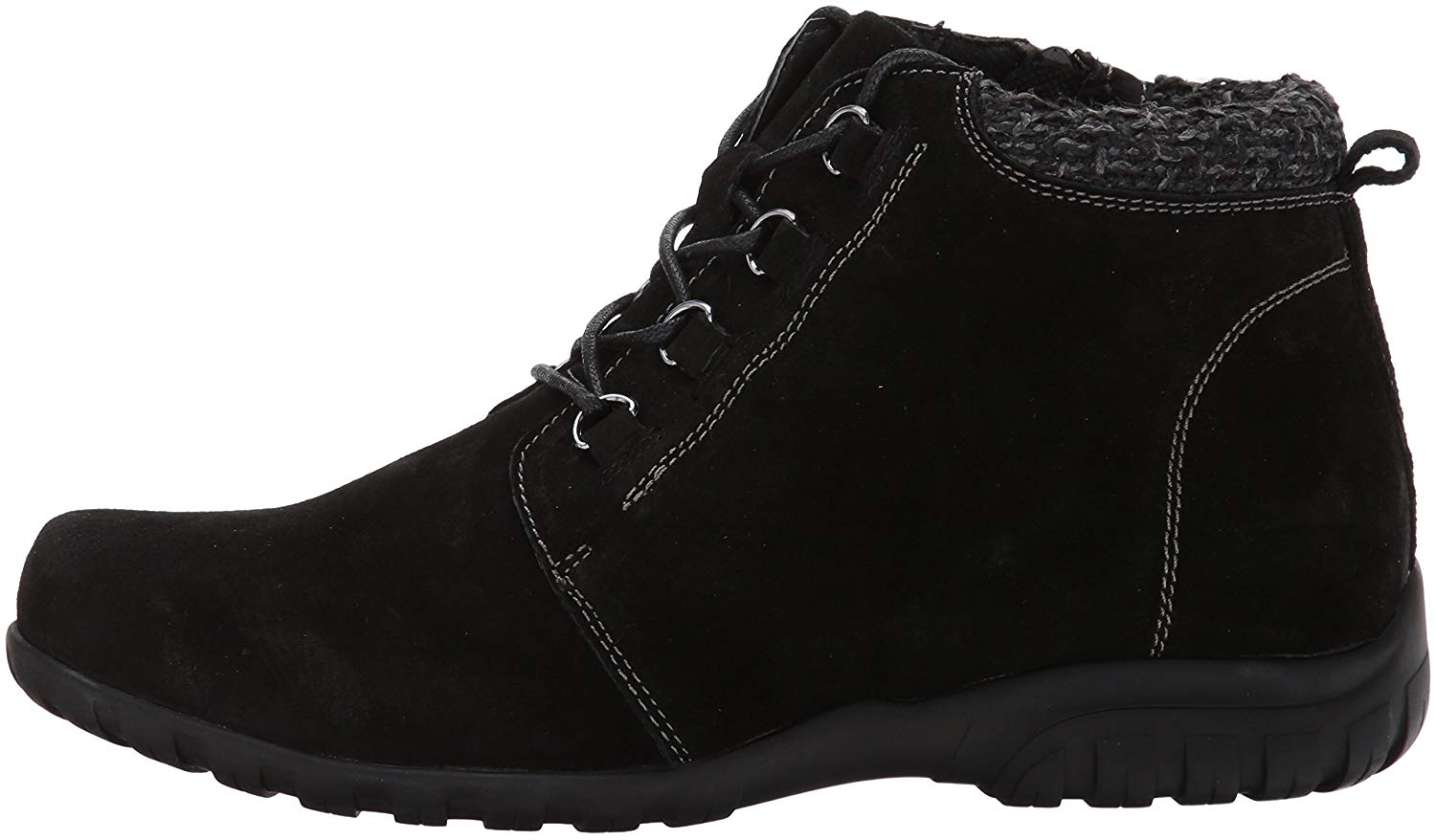 Propet Women's Delaney Ankle Boot, Black Suede, 8 Medium, Black Suede ...