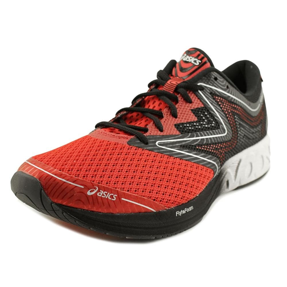 ASICS Womens Noosa Low Top Lace Up Running Vermilion/White/Black Size 8.0 ASICS Womens Noosa Low Top Lace Up Running Vermilion/White/Black Size 8.0