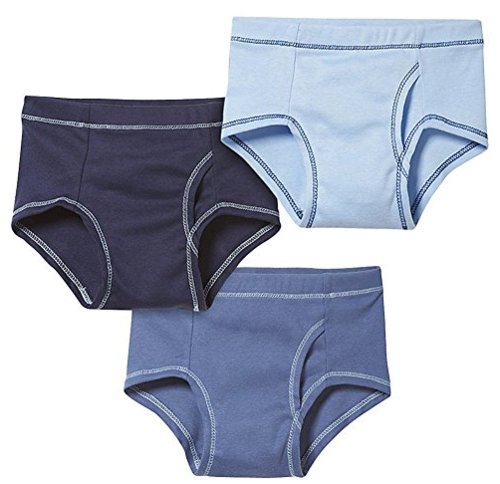 City Threads Boys' Brief Underwear All Cotton for Sensitive, Blue, Size ...